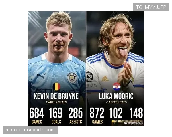 莫德里奇与德布劳内：组织大师和进攻核心的战术角色差异分析